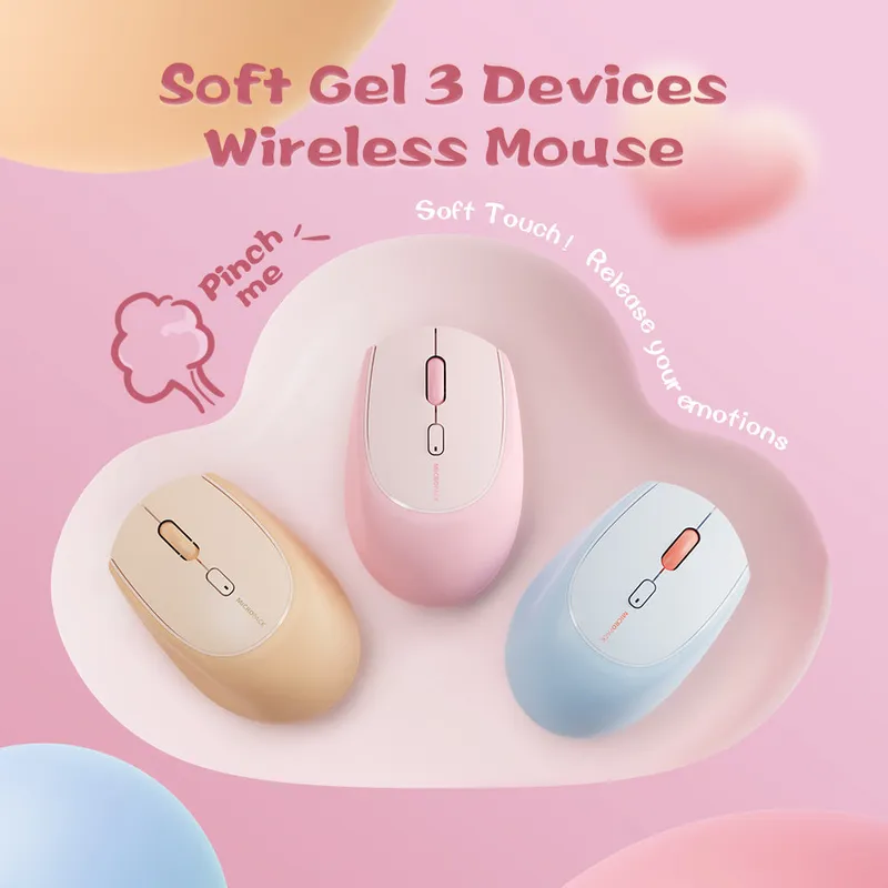 Micropack MS-201W Soft Silicone Wireless Mouse-3