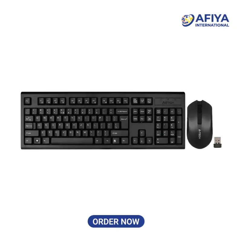 A4Tech 3000N V-Track 2.4G Wireless Keyboard & Mouse Combo BD