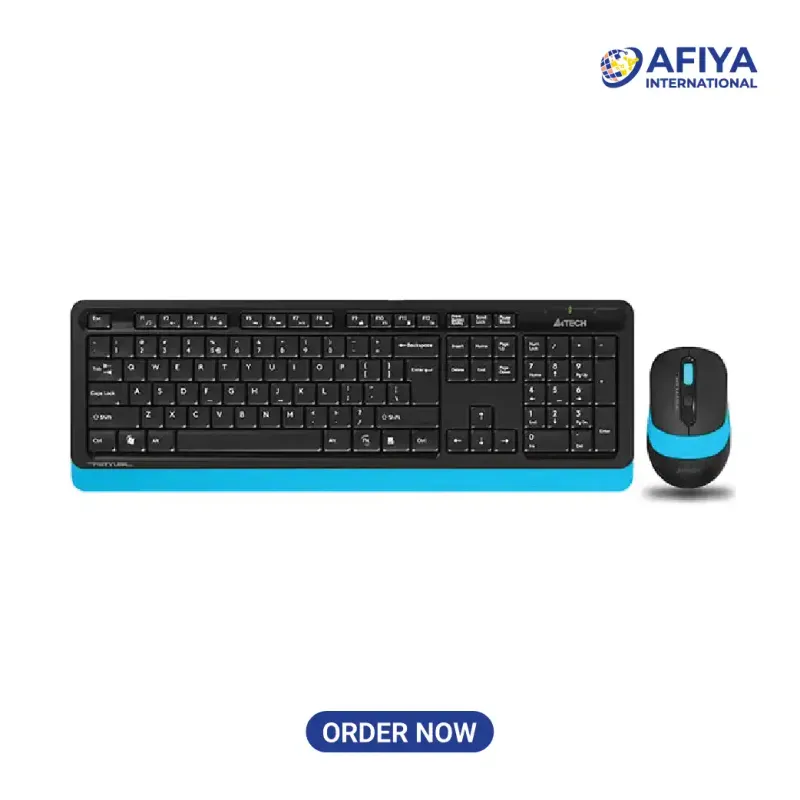 A4Tech Fstyle FG1010 Wireless Keyboard & Mouse Combo BD-2