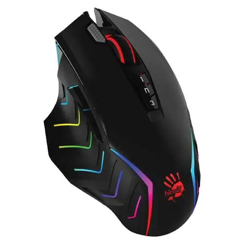 A4tech Bloody J95S USB Extra Fire High Precise RGB Gaming Mouse Black-2