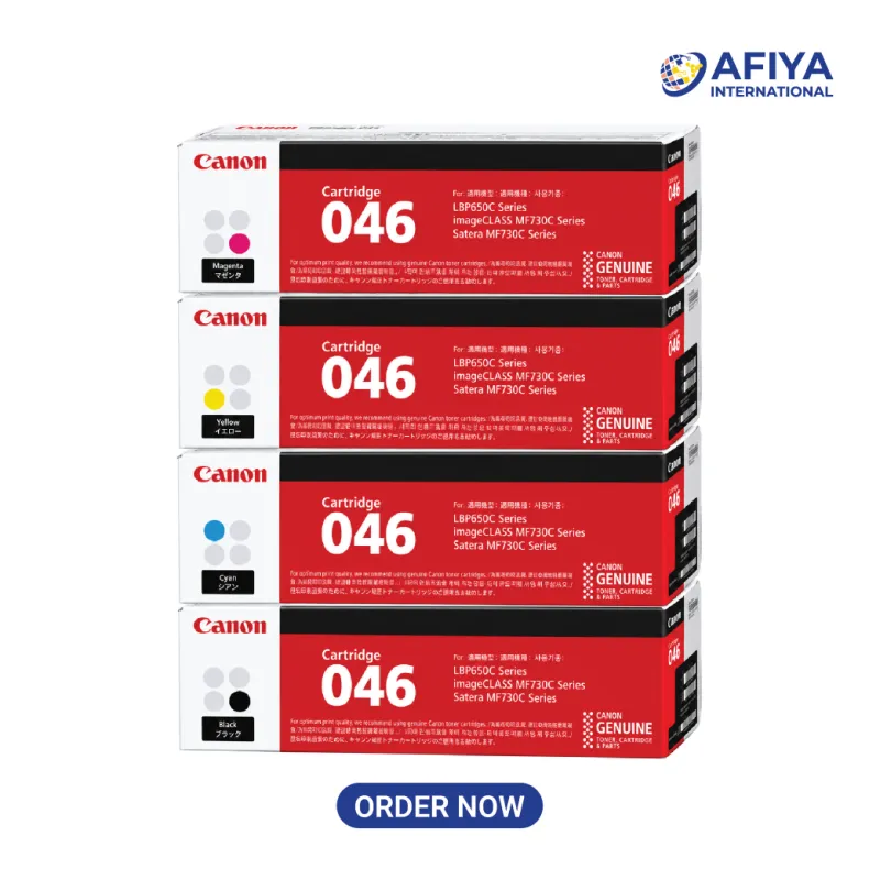 Canon Cartridge 046 Original CMYK Toner Full Set