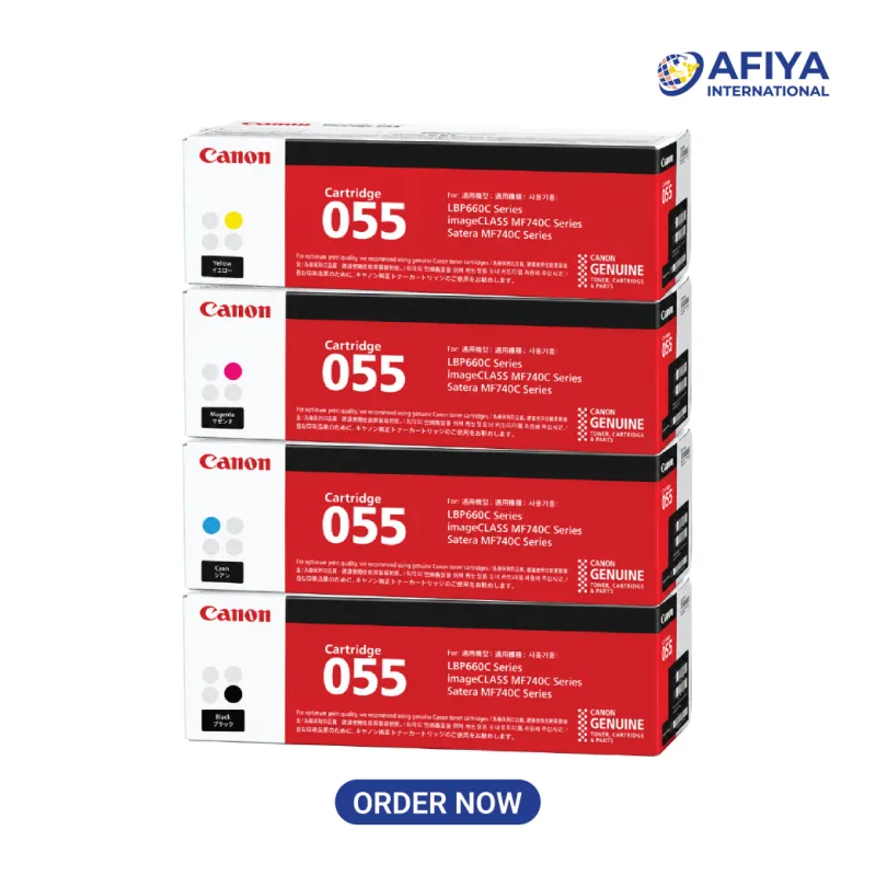 Canon Cartridge 055 Original CMYK Toner Full Set