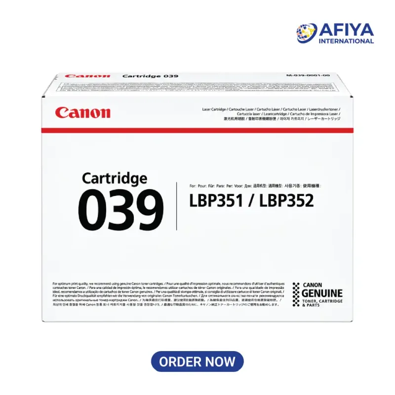 Canon Cartridge 039 Original Black Laser Toner Cartridge