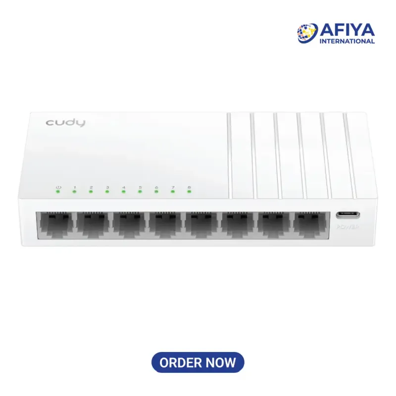 Cudy FS108D 8-Port 10/100Mbps Desktop Network Switch