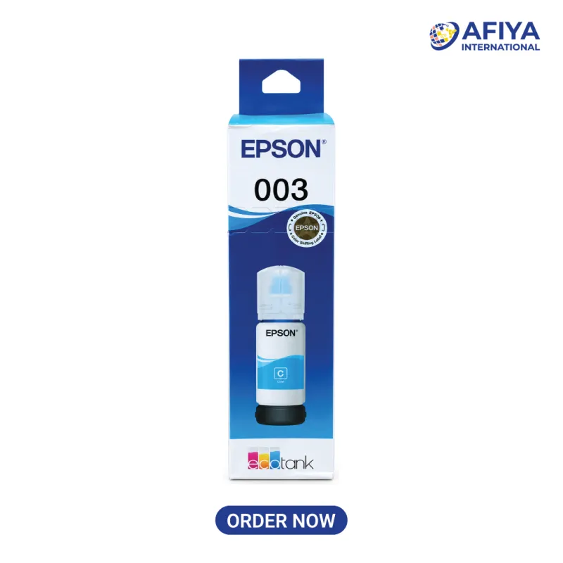 Epson 003 Cyan Ink Bottle