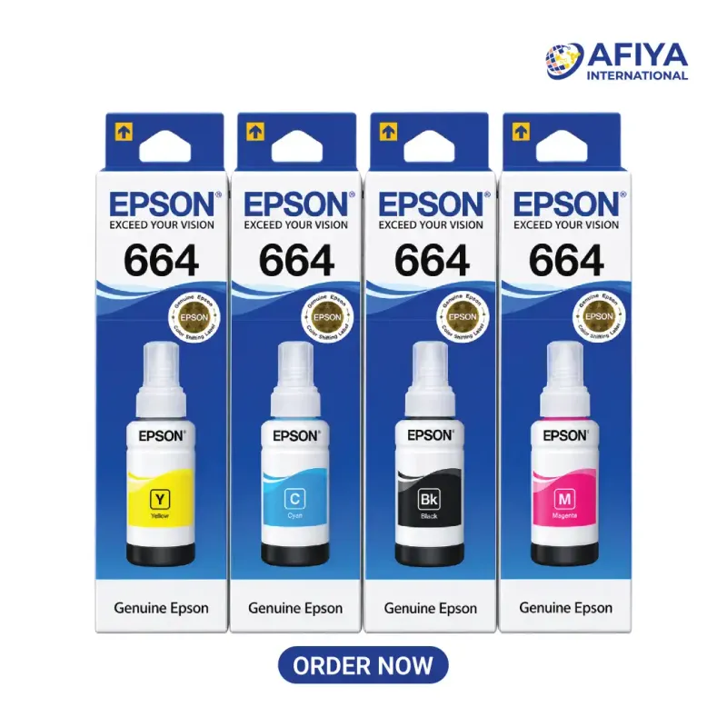 Epson 664 Original 4 Color Ink Bottle Set