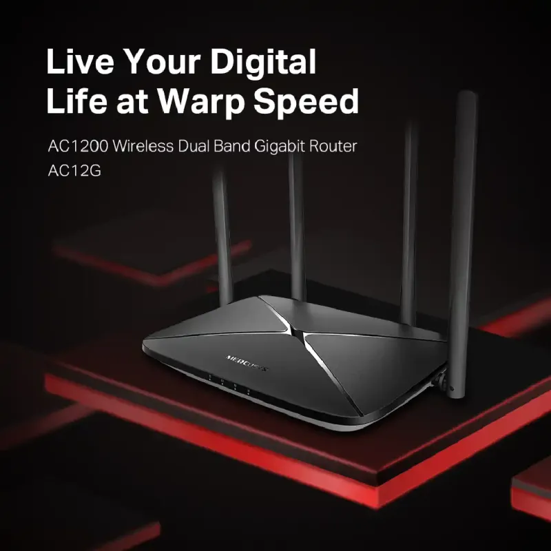 Mercusys AC12G AC1200 Wireless Dual Band Gigabit Router-4
