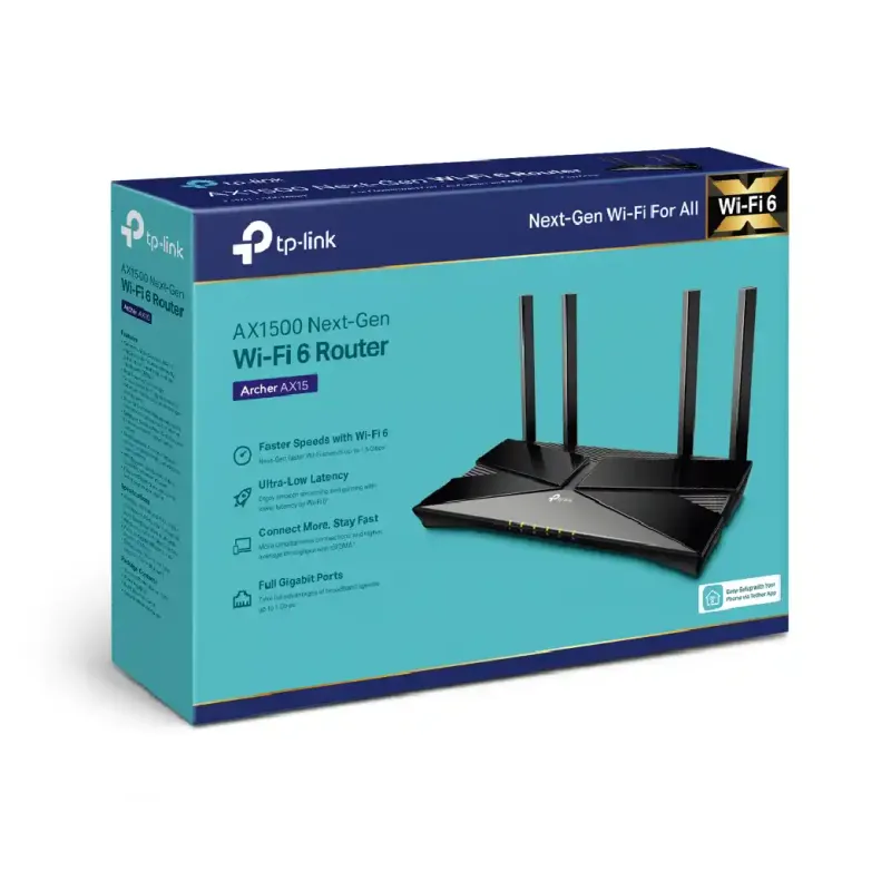 TP-Link Archer AX15 AX1500 Gigabit Wi-Fi 6 Smart Home Router-4