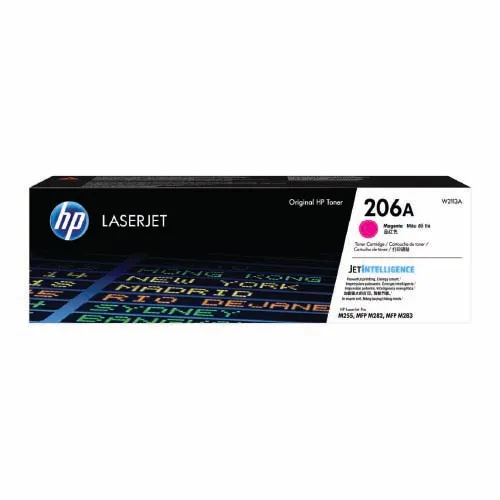 HP 206A Magenta Original LaserJet Toner Cartridge (Bundle With Full Set)