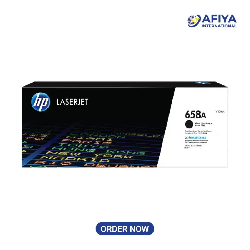 HP 658A Black Original LaserJet Toner Cartridge (W2000A) BD