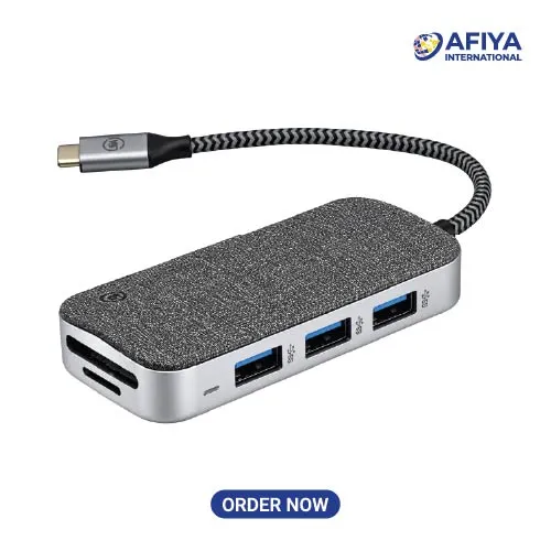 Micropack MDC-8 8-in-1 USB-C Multiport Hub with HDMI & Card Reader