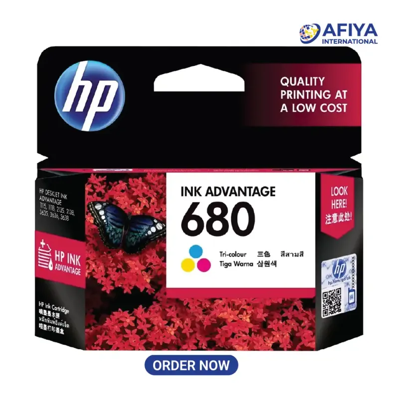 HP 680 Original Tri-Color Ink Advantage Cartridge