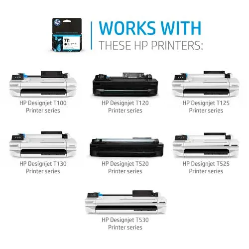 HP 711 29-ml Yellow DesignJet Ink Cartridge (CZ132A)-2
