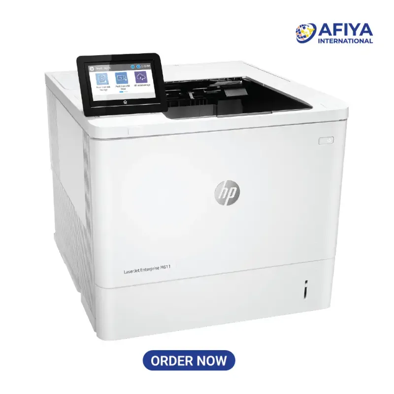 HP LaserJet Enterprise M611dn Single-Function Monochrome Laser Printer-2