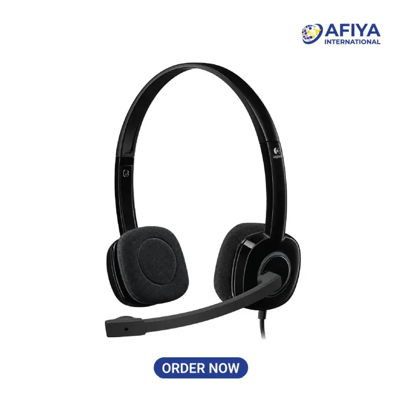 Logitech H151 Stereo Headset with Noise-Cancelling Microphone