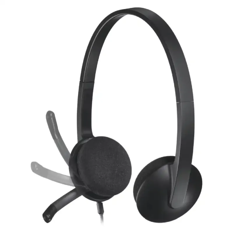 Logitech H340 USB Stereo Headset with Noise-Canceling Microphone-2