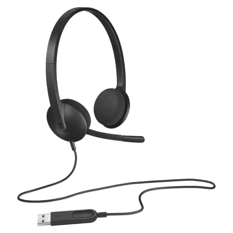 Logitech H340 USB Stereo Headset with Noise-Canceling Microphone-3
