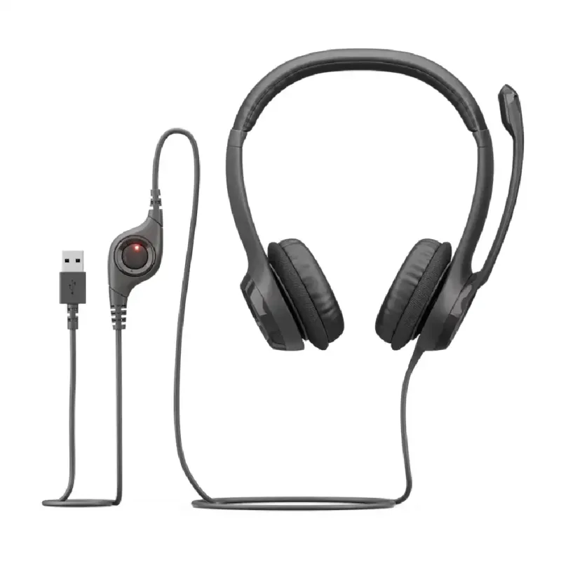 Logitech H390 Wired USB Headset with Noise-Canceling Microphone-2