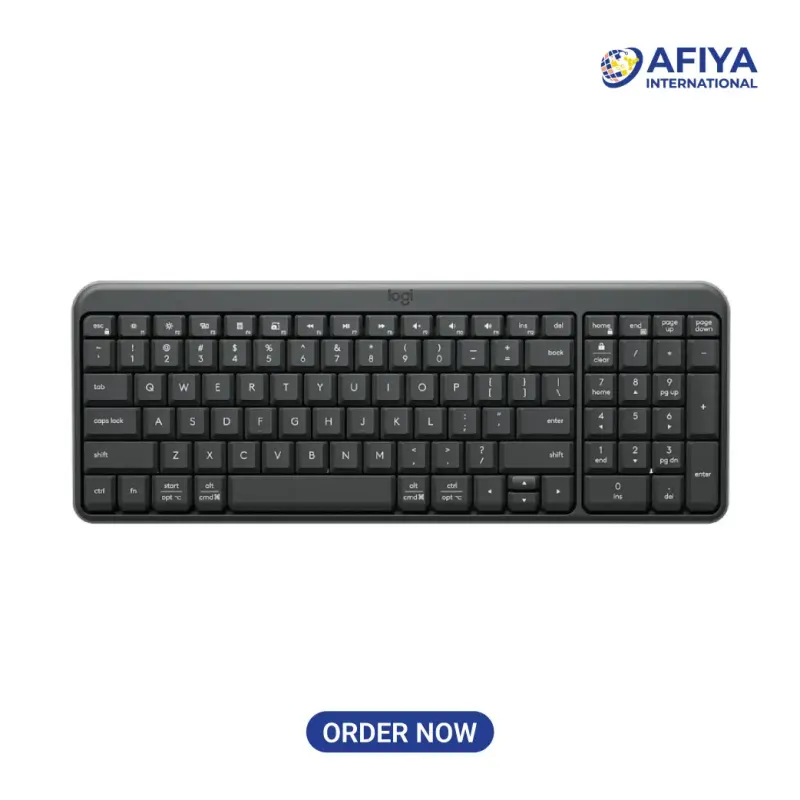 Logitech K250 Slim Bluetooth Keyboard with Numeric Keypad