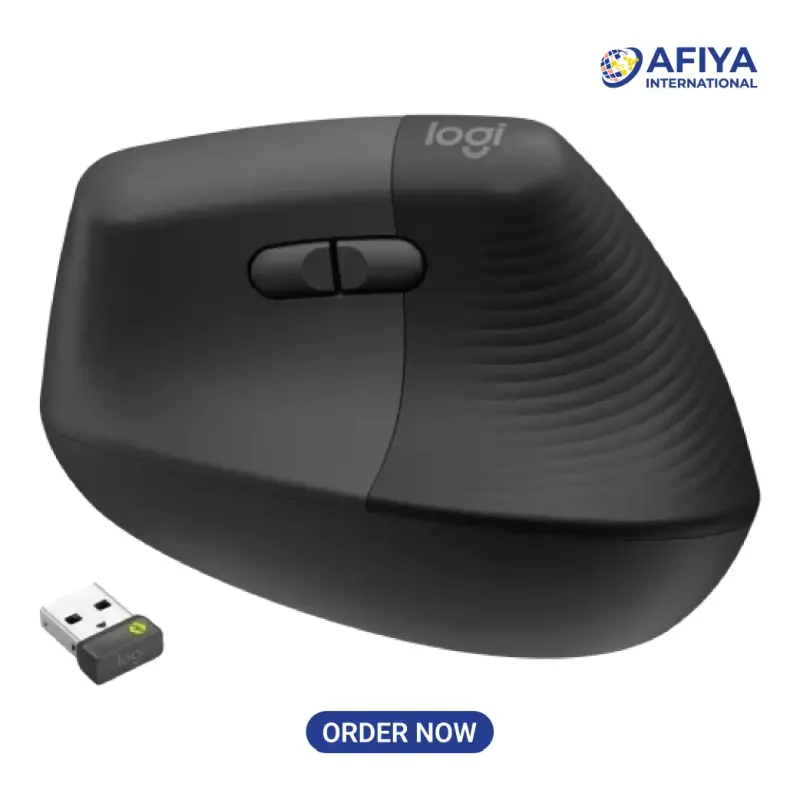 Logitech Lift Vertical Ergonomic Wireless Mouse-2
