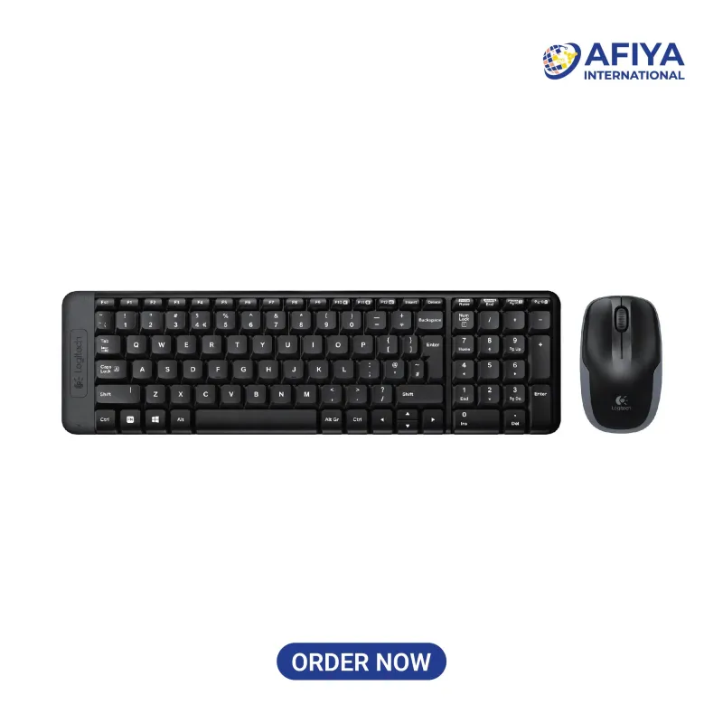 Logitech MK215 Compact 2.4GHz Wireless Keyboard Mouse Combo