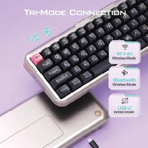 Micropack K-168WM RGB Tri-Mode Gaming Keyboard-2