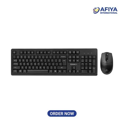 Micropack KM-205W 2.4GHz Wireless Keyboard & Mouse Combo – Black