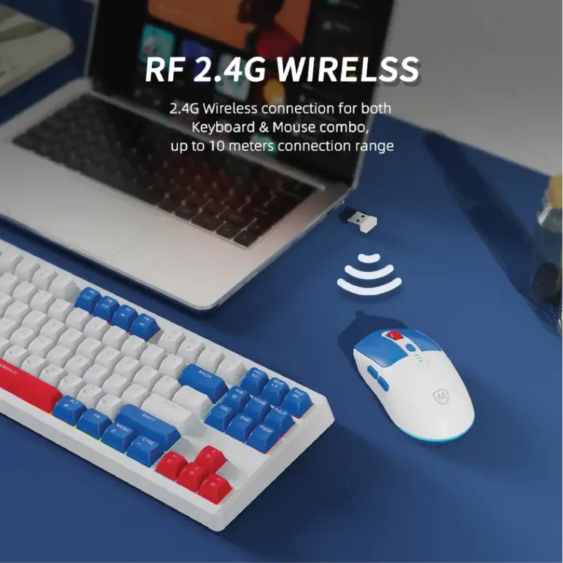 Micropack KM-269W 2.4G Rechargeable Wireless Keyboard and Mouse Combo-3