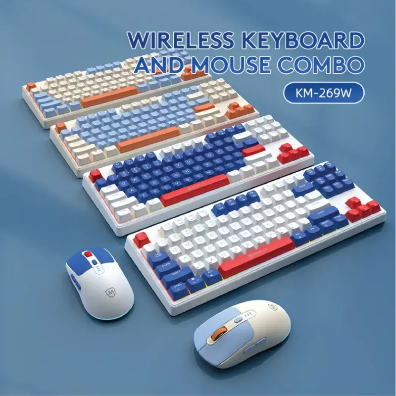 Micropack KM-269W 2.4G Rechargeable Wireless Keyboard and Mouse Combo-4