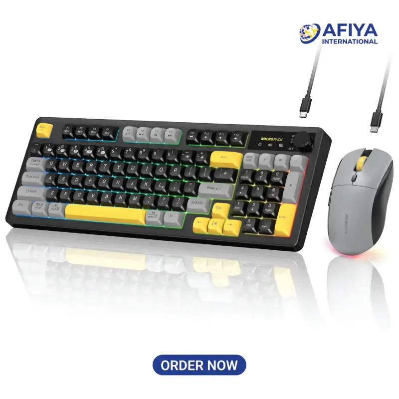 Micropack KM-270W Multi-Mode Wireless Keyboard & Mouse Combo-2