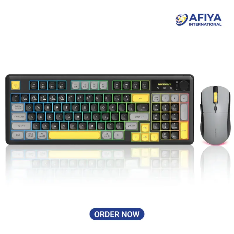 Micropack KM-270W Multi-Mode Wireless Keyboard & Mouse Combo