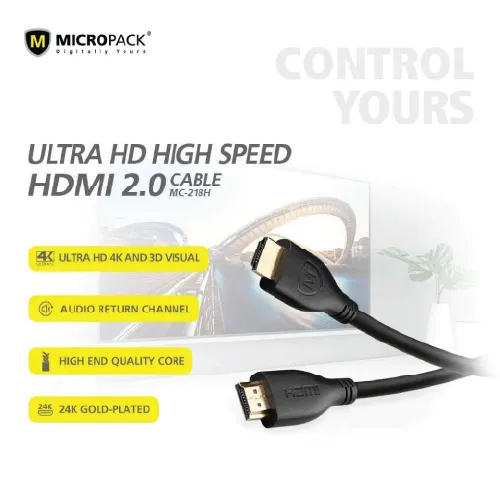 Micropack MC-218H 1.8M 4K 60Hz HDMI 2.0 Cable-2
