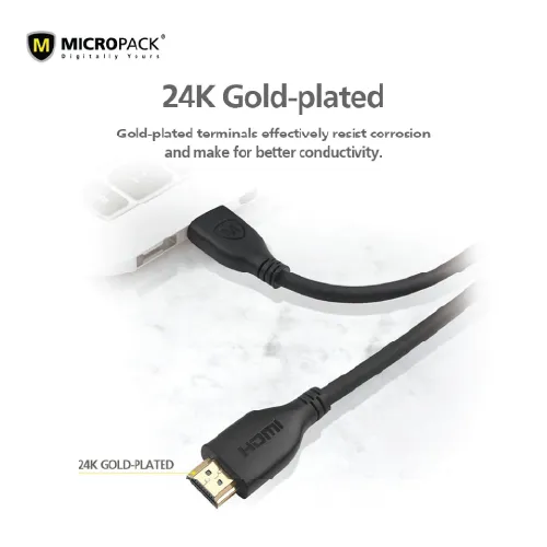 Micropack MC-230H 3M 4K 60Hz HDMI 2.0 Cable-2
