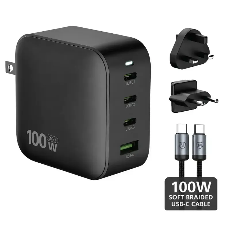 Micropack MWC-4100 100W 4-in-1 International Universal Travel Adapter