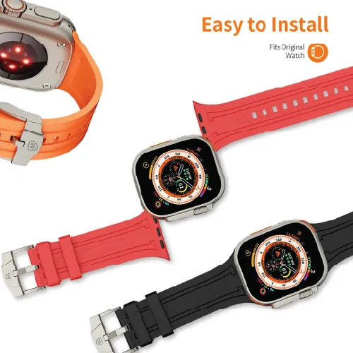 Micropack MWS-01 Premium Fluorine Rubber Watch Strap-2