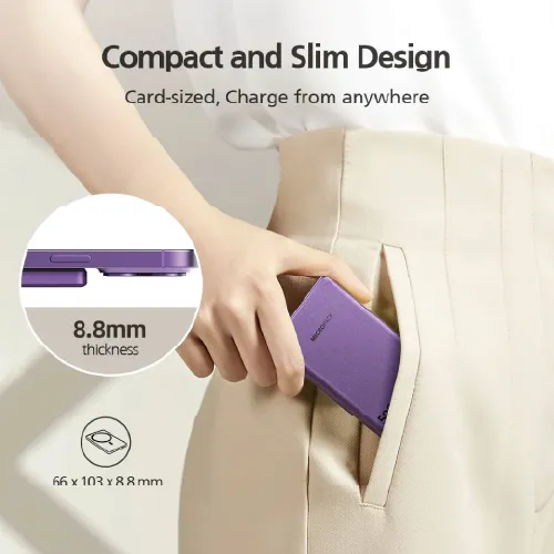 Micropack WPB-5S 5000mAh 20W Magnetic Wireless Power Bank-3