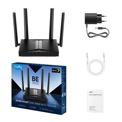 Cudy WR3600 BE3600 Gigabit Mesh Wi-Fi 7 Router-4