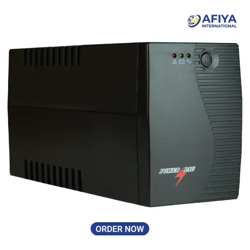 Power Pac 1200VA Desktop Offline UPS with Dual Battery & Voltage Regulation