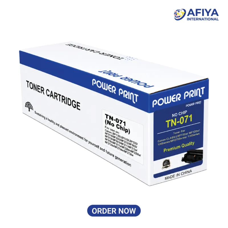 Power Print TN-071 Black Laser Toner Without Chip