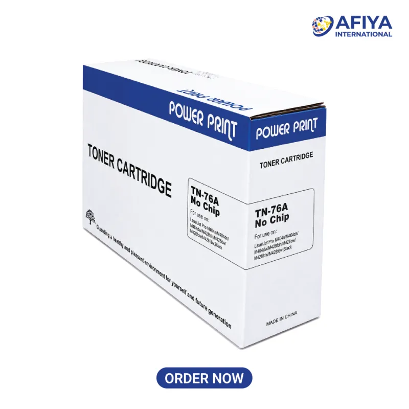 Power Print TN-76A Black Laser Toner Without Chip
