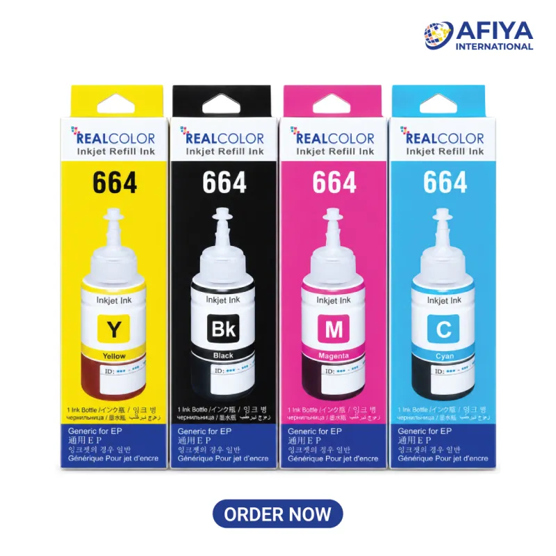 Real Color 664 Ink Bottle Full Set (4 Color)