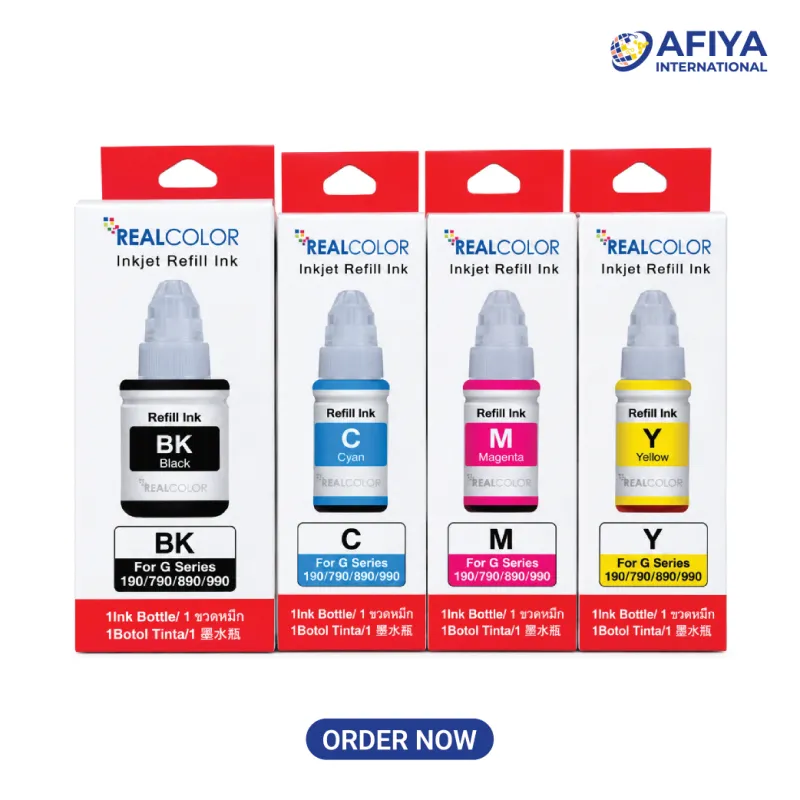 Real Color 790 (4 Color) Ink Bottle Full Set