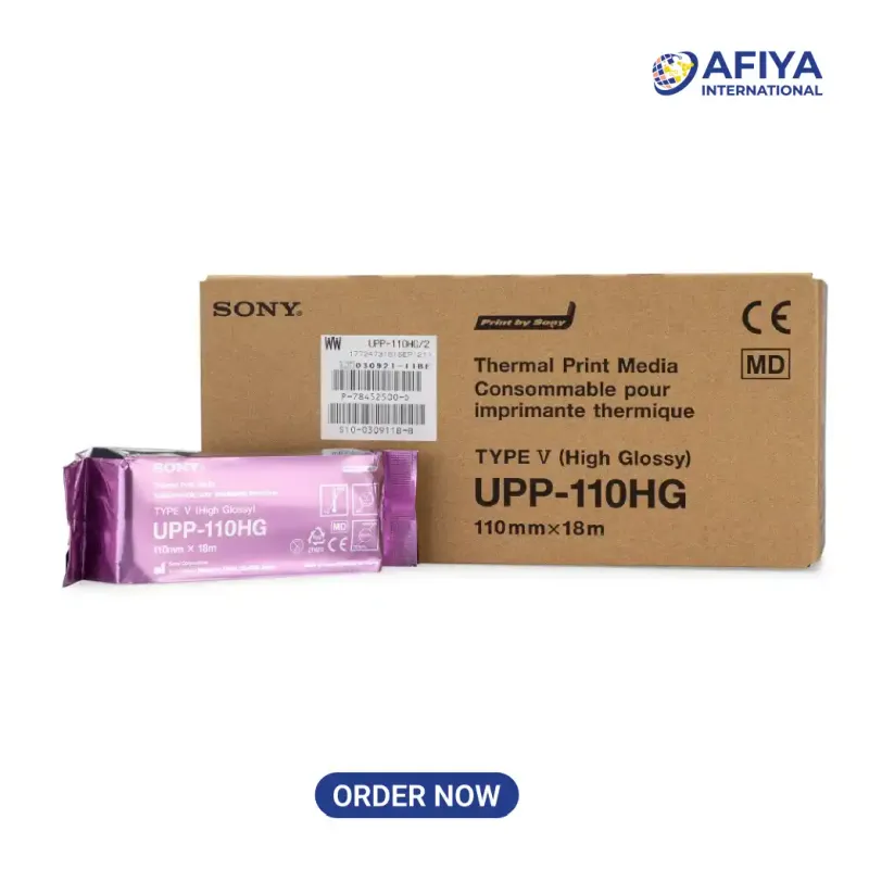 Sony UPP-110HG High Glossy Black & White Thermal Print Media