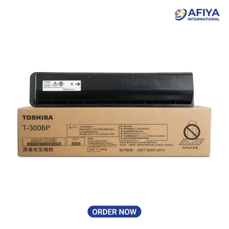 Toshiba T-3008P Original Black Toner Cartridge