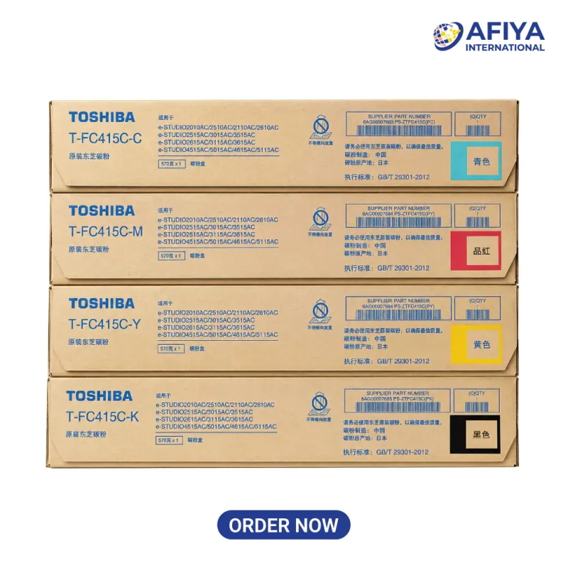 Toshiba T-FC415C Original Toner Full Set (CMYK 4 Color)