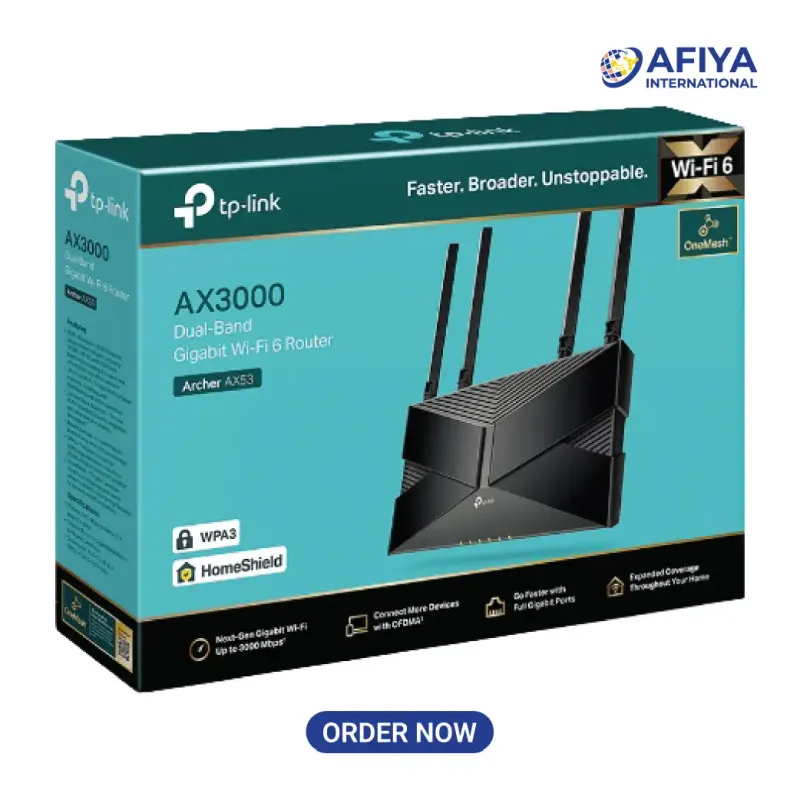TP-Link Archer AX53 AX3000 Dual Band Gigabit Wi-Fi Router